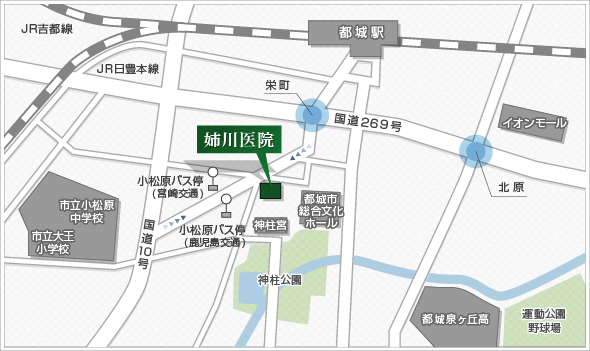 姉川医院　地図
